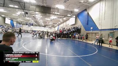 88 lbs Quarterfinal - Wyatt Dahle, Agon Academy vs Lawson Cochran, Uintah Jr High Wrestling