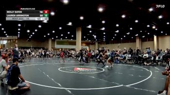 145 lbs Round 1 - Molly Eaton, Techfall Wrestling Club vs Lauren Arrington, Bartlett