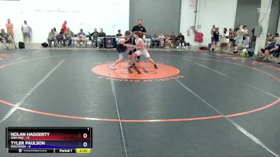 125 lbs Placement Matches (8 Team) - Nolan Haggerty, Ohio Red vs Tyler Paulson, Wisconsin