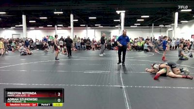 88 lbs Placement (4 Team) - Adrian Szumowski, Mat Warriors vs Preston Rotonda, Finger Lakes Elite