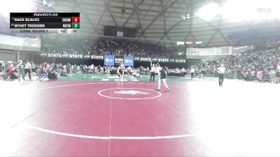 Boys 2A 144 lbs Cons. Round 5 - Wyatt Trodgen, North Kitsap vs RACE SCALICI, W. F. West