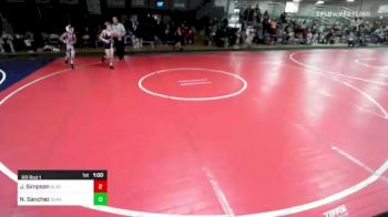 82 lbs Rr Rnd 1 - Jack Simpson, Black Fox Academy vs Noah Sanchez, Duran Elite