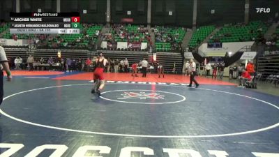 6A 165 lbs Champ. Round 1 - Agustin Hernandez-maldonaldo, Hazel Green HS vs Archer White, Muscle Shoals