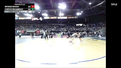 135 lbs Cons. Round 4 - Brynlee Mackay, Riverton vs Cortlyn Ercanbrack, Juab