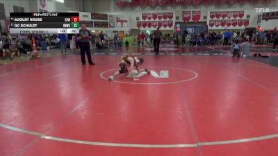 85 lbs Cons. Round 3 - Qc Schuldt, Dakota Boyz Wrestling Club vs August Kruse, Centennial Youth Wrestling