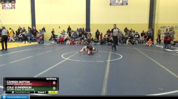 60 lbs Semifinal - Cole Gunderson, Victory School Of Wrestling vs Camden Batton, Summit Wrestling Academy