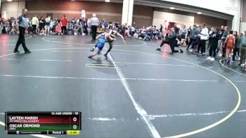 55 lbs Quarterfinal - Oscar Ormond, Ares vs Layten Marsh, M3 Wrestling Academy