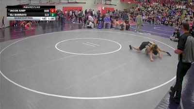 126 lbs Quarterfinal - Jacob Jump, Newberg vs Eli Borrayo, Cleveland