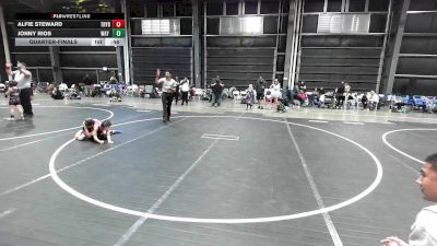 62 lbs Quarterfinal - Alfie Steward, Trybe vs Jonny Rios, Way Out West