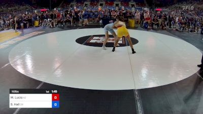 112 lbs Cons 64 #2 - Marley Lucio, AZ vs Skyler Hall, OR