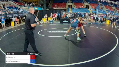 112 lbs Cons 64 #2 - Danika Spets, WI vs Hunter Edmondson, ID