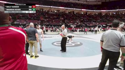 150 lbs Cons. Sub-semis - Sully Karmon, Perrysburg vs Brennan Kicker, Med. Highland