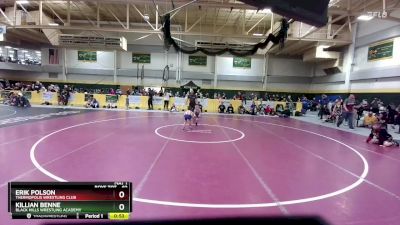 40 lbs Champ. Round 2 - Killian Benne, Black Hills Wrestling Academy vs Erik Polson, Thermopolis Wrestling Club