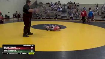 45 lbs Semifinal - Bryce Turner, Rhyno Academy Of Wrestling vs William Kelly, Jennings County Wrestling Club