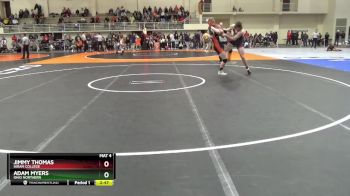 174 lbs Cons. Round 2 - Jimmy Thomas, Hiram College vs Adam Myers, Ohio Northern