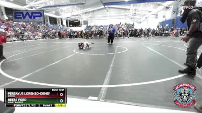 80-85 lbs Cons. Round 3 - Persayus Lorenzo-DeHerrera, Duran vs Reese Ford, Honey Badger