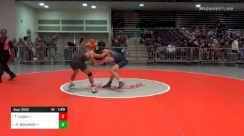 Match - Tristan Lujan, Ca vs Finn Solomon, Pa