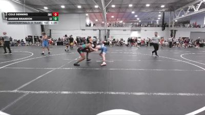 132 lbs Quarterfinals (8 Team) - Jaeden Brandon, Legacy Dragons vs Cole Denning, Seagulls WC