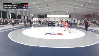 132 lbs Champ. Rd Of 32 - Kristian DeClercq, ISI vs Ryan Hockaday, Contenders Wrestling Academy