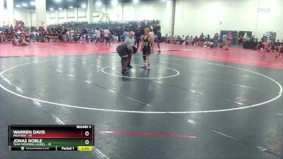 190 lbs Round 3 (10 Team) - Warren Davis, Palm Bay vs Jonas Noble, Team Montana Laurel