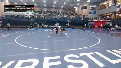 132 lbs Quarterfinal - Anna Vogt, CW College Park vs Pamela Carlos Maldonado, Klein Oak