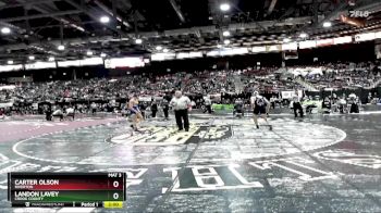 138 lbs Champ. Round 1 - Landon Lavey, Crook County vs Carter Olson, Riverton