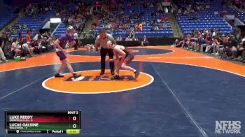 120 lbs Quarterfinals (8 Team) - Luke Reddy, Deerfield (H.S.) vs Lucas Galdine, Wauconda
