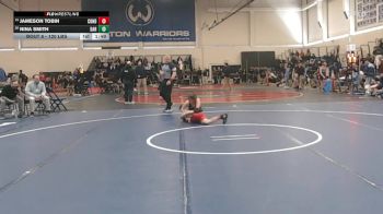 120 lbs Round Of 32 - Jameson Tobin, Conard vs Nina Smith, Darien