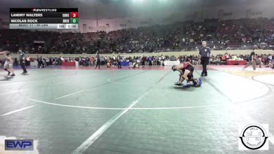 94 lbs Round Of 64 - Landry Walters, Duncan Middle School vs Nicolas Rock, Broken Arrow