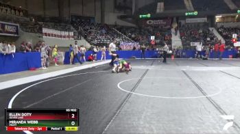 120 lbs Cons. Round 1 - Ellen Doty, Silver Lake vs Miranda Webb, Pratt