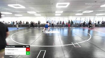 285 lbs Quarterfinal - Hayden Robinson, Brigade Wrestling Club vs Jayden Ayala, Raw Wrestling