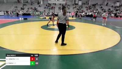 145 lbs Rr Rnd 2 - Anyia Roberts, Team Nebraska Red vs Jayla Hahn, Elite NJ Girls