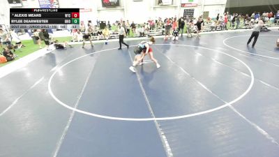 Junior Girls - 140 lbs Cons. Round 2 - Rylee Dearwester, Ohio vs Alexis Means, Wichita Training Center