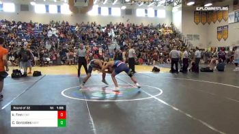 152 lbs Round Of 32 - Kevin Finn, Fort Pierce Central vs Carmichael Gonzales, North Port Wrestling Club