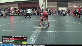 150/170 Round 1 - Addison Greger, Steel Valley Renegades vs Leighna Prater, Spatola Wrestling