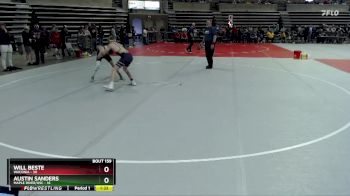 115 lbs Cons. Round 1 - Austin Sanders, Maple River/USC vs Will Beste, Waconia