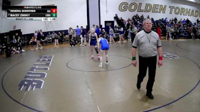 106 lbs Cons. Round 1 - Kendra Guenther, Shaler Area Hs vs Macey Zinsky, Connellsville