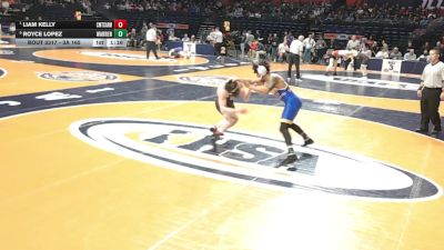 3A 165 lbs Semifinal - Liam Kelly, Chicago (Mt. Carmel) vs Royce Lopez, Gurnee (Warren)