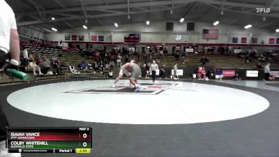 285 lbs Cons. Round 7 - Colby Whitehill, Glenville State vs Isaiah Vance, Pitt-Johnstown