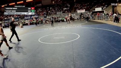 D 1 157 lbs 3rd Place Match - Wyatt Mire, Jesuit vs Kolton West, Live Oak