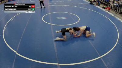 106 lbs Finals (8 Team) - Maverick Kidd, Papillion-La Vista vs Owen Launer, Kearney