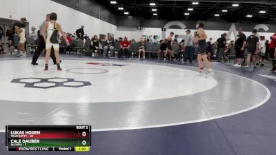 95 lbs Round 1 (6 Team) - Cale Dauber, Olympia vs Lukas Hogen, Team Batty