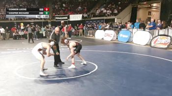 D 2 132 lbs Semifinal - Connor Locke, North DeSoto vs Cooper Richard, Comeaux