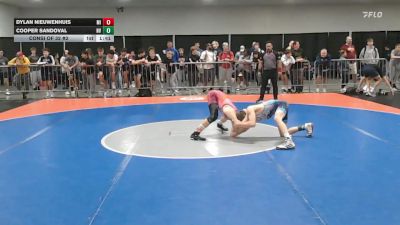 113 lbs Consi Of 32 #2 - Dylan Nieuwenhuis, MI vs Cooper Sandoval, NV