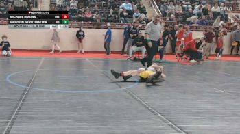70_B lbs Round Of 16 - Michael Edkins, West Jefferson Hills vs Jackson Strittmatter, Holly Name
