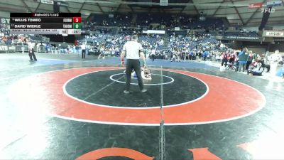 Boys 4A 126 lbs Cons. Round 4 - David Wiehle, Tahoma vs Willis Tomeo, Ferris