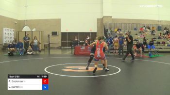 66 kg Consi Of 8 #2 - Avery Beckman, Team Texas vs Vada Burton, Team Missouri