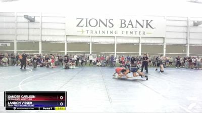 175 lbs Cons. Round 3 - Xander Carlson, Timpanogos Wrestling vs Landon Visser, Team Prestige Wrestling