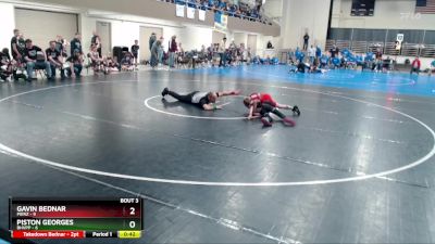 65 lbs Placement (4 Team) - Gavin Bednar, Pierz vs Piston Georges, BHVPP