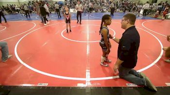 67 lbs Consi Of 4 - Zaisha Woodard, Bartlesville Wrestling Club vs Gage Trammel, Tahlequah Wrestling Club